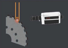 Brazing temperature control for diamond cutter chip